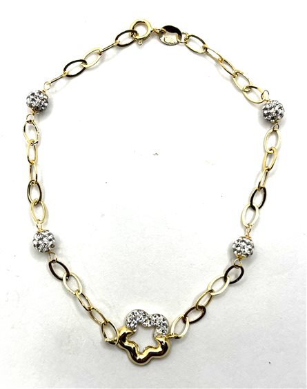 Bracciale Domar Donna Bracciale oro 18k in Oro BROR-365-280 - BROR-365-280